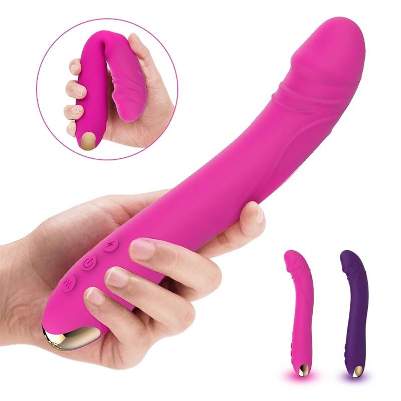 2020 10 modes real dildo Vibrator for Women Soft Female Vagina Clitoris Stimulator Massager Masturbator Sex Products for Adults