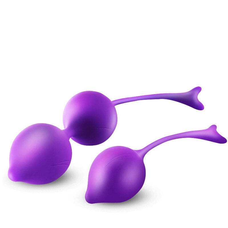 2PCS Vaginal Kegal Ball Vibrator Tight Exercise Trainer Female Pussy Shrink Massage Ben Wa Ball Adult Product Sex Toys For Woman