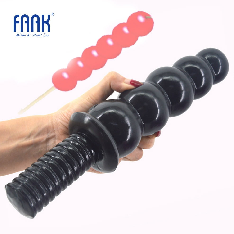 FAAK anal sex toys beads dildo big dong anal plug screw...