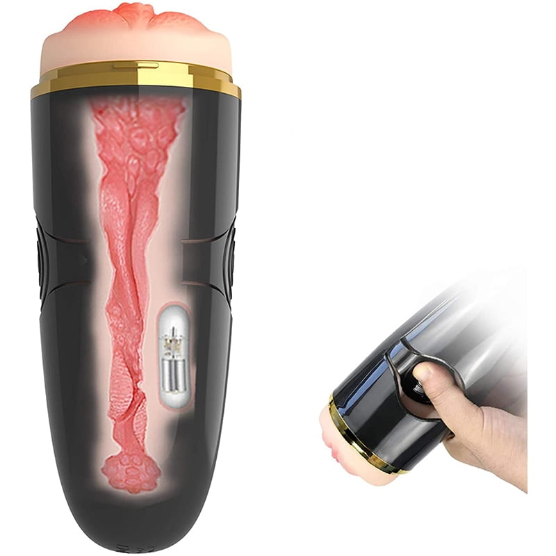 Male Vibrator Masturbator Cup Detachable Pocket Pussy...