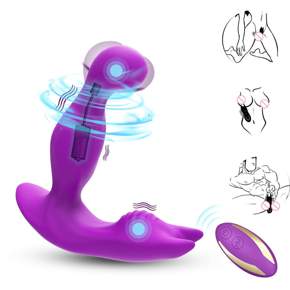 360 Degree Rotating men Prostate Massager Vagina Vibrator for women Vibrating men Sex Toys for adult clitoris G-Spot Stimulation
